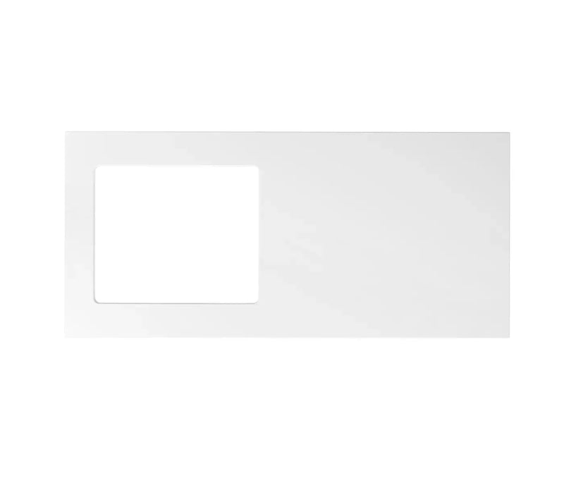 Bondi White Laundry Kit 1305x600x2100 (Set-A) - FIL Kitchen Bathroom