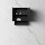MARLO MATTE BLACK 600X800X150 SHAVING CABINET FIL Kitchen Bathroom