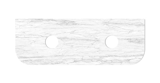 Bondi Natural Carrara Marble Above Counter Vanity Top 1500mm/1800mm - FIL Kitchen Bathroom