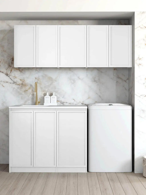 Hampshire Matte White Laundry Set 1715mm (Set-B) otti