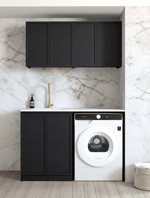 Hampshire Matte Black Laundry Set 1305mm (Set-B) otti