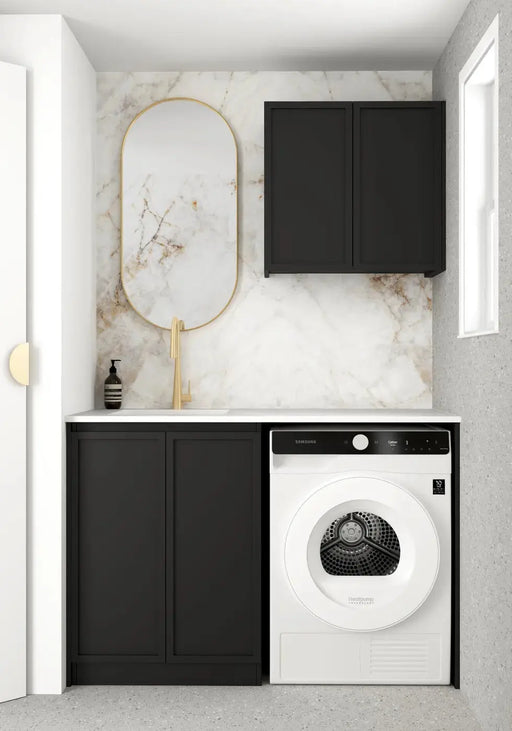 Hampshire Matte Black Laundry Set 1305mm (Set-A) otti