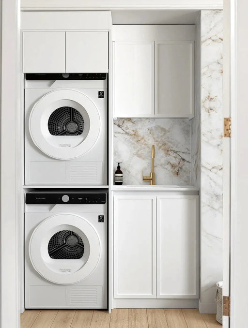 Hampshire Matte White Laundry Set 1305mm (Set-C) otti