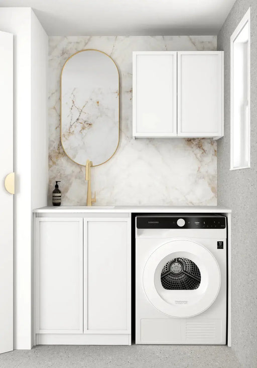 Hampshire Matte White Laundry Set 1305mm (Set-A) otti