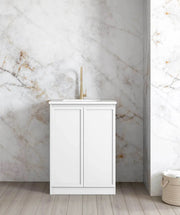 Hampshire Matte White Mini Laundry Cabinet 650mm otti