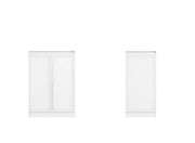 Hampshire Matte White Base Laundry Cabinet with Stone Top and Sink 1060x600x900mm otti