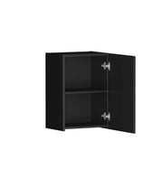 Hampshire Matte Black Wall Laundry Cabinet 415mm otti