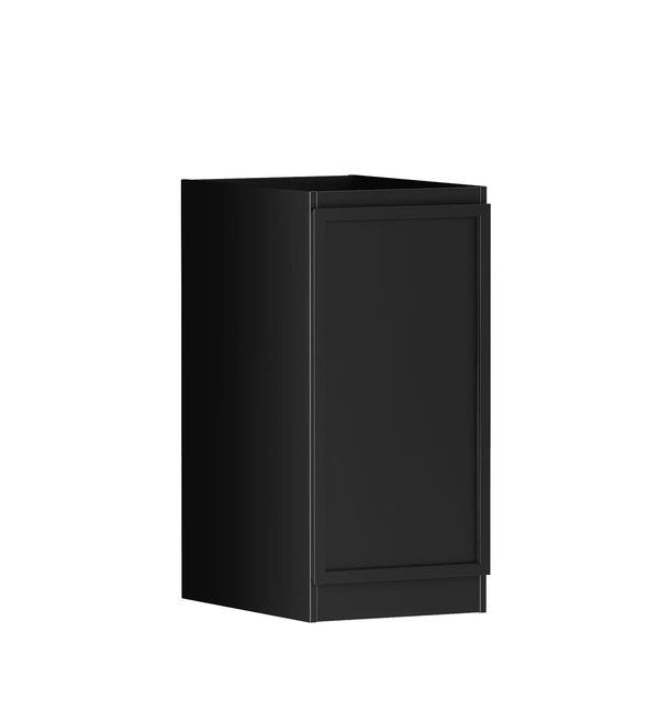 Hampshire Matte Black Base Laundry Cabinet 415mm