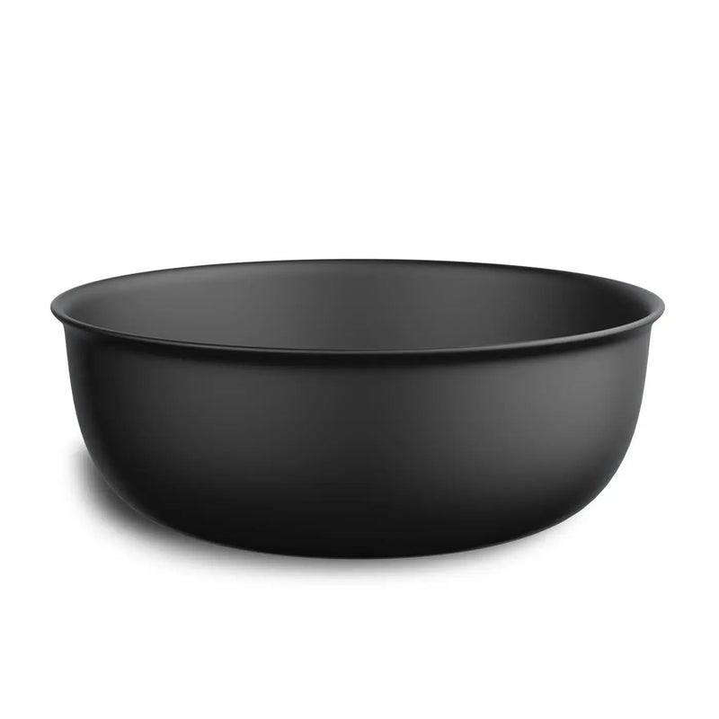 Bronte Round Above Counter Basin Matte Black 360x360x130mm - FIL Kitchen Bathroom