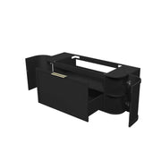 Hampshire Satin Black Wall Huang Curve Vanity 1200mm otti