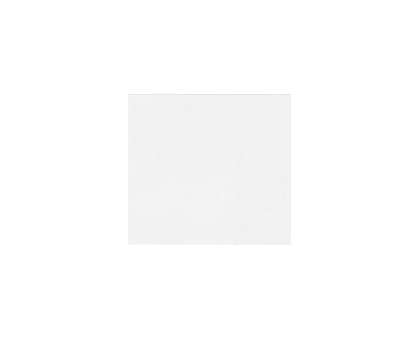 Otti Laundry 650mm Pure White Stone Top - No Hole (STLA650-PW-NH)