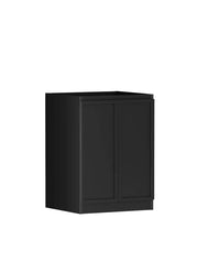 Hampshire Black Mini Laundry Cabinet 650mm otti