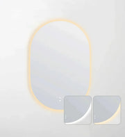 LED Noosa Frameless Mirror 900(H)x600(W) - FIL Kitchen Bathroom