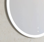 LED Bondi Metal Frame Mirror Brushed Gold/Matte Black/Matte White 800mm - FIL Kitchen Bathroom