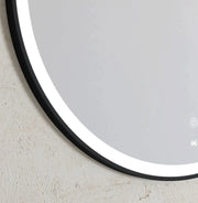 LED Bondi Metal Frame Mirror Brushed Gold/Matte Black/Matte White 800mm - FIL Kitchen Bathroom