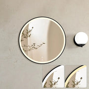 LED Bondi Metal Frame Mirror Brushed Gold/Matte Black/Matte White 800mm - FIL Kitchen Bathroom