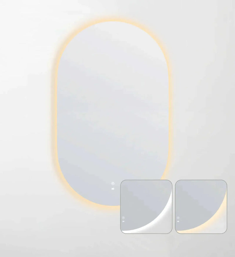 LED Noosa 1500(W)x750(H) Frameless Tuffi Mirror - Install Horizontal or Vertical - FIL Kitchen Bathroom