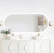 LED Noosa Frameless Mirror 1800(W)x750(H) - FIL Kitchen Bathroom