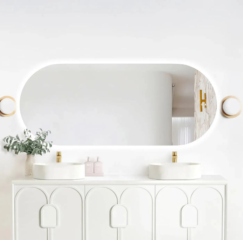 LED Noosa Frameless Mirror 1800(W)x750(H) - FIL Kitchen Bathroom