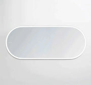 LED Noosa White Metal Frame Mirror 1800(W)x750(H) - FIL Kitchen Bathroom