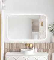 LED Newport Frameless Mirror 1200(W)x750(H) - FIL Kitchen Bathroom