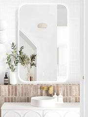 LED Newport Frameless Mirror 1200(W)x750(H) - FIL Kitchen Bathroom