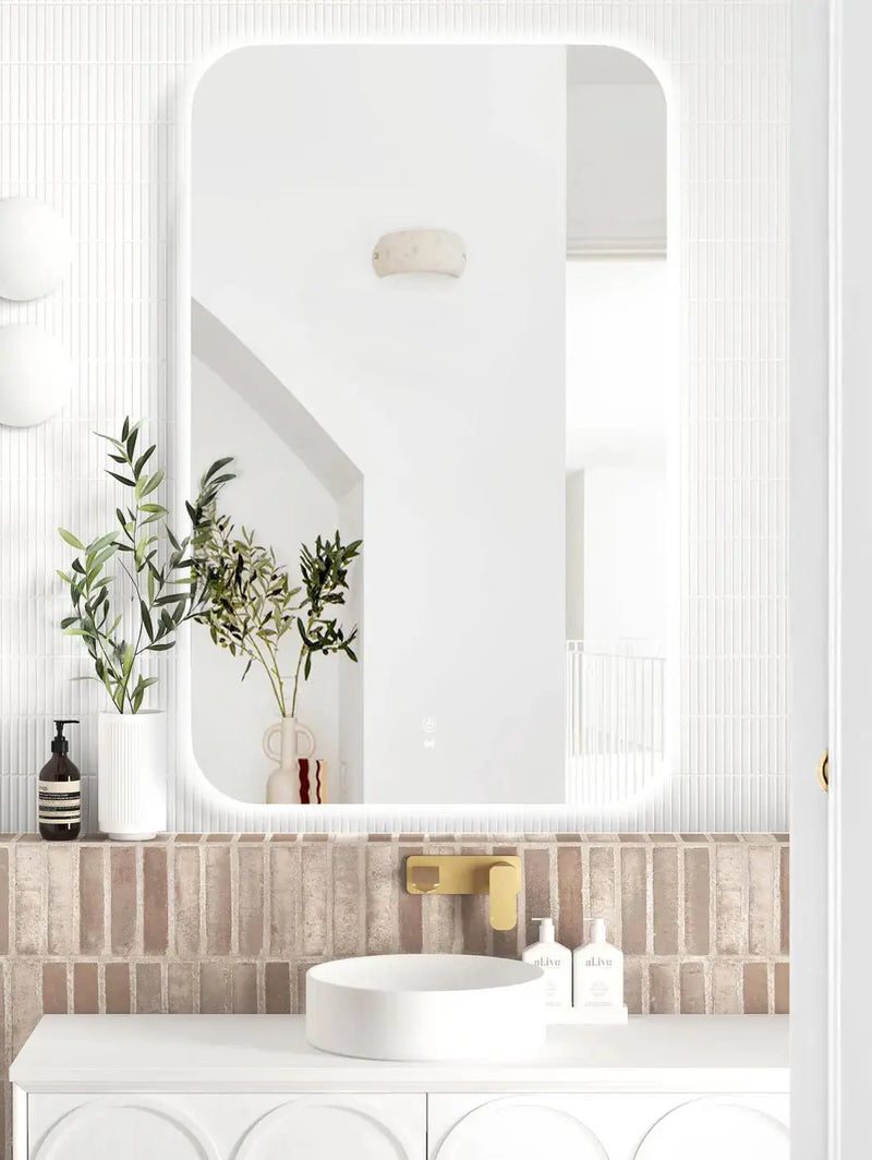 LED Newport Frameless Mirror 1200(W)x750(H) - FIL Kitchen Bathroom