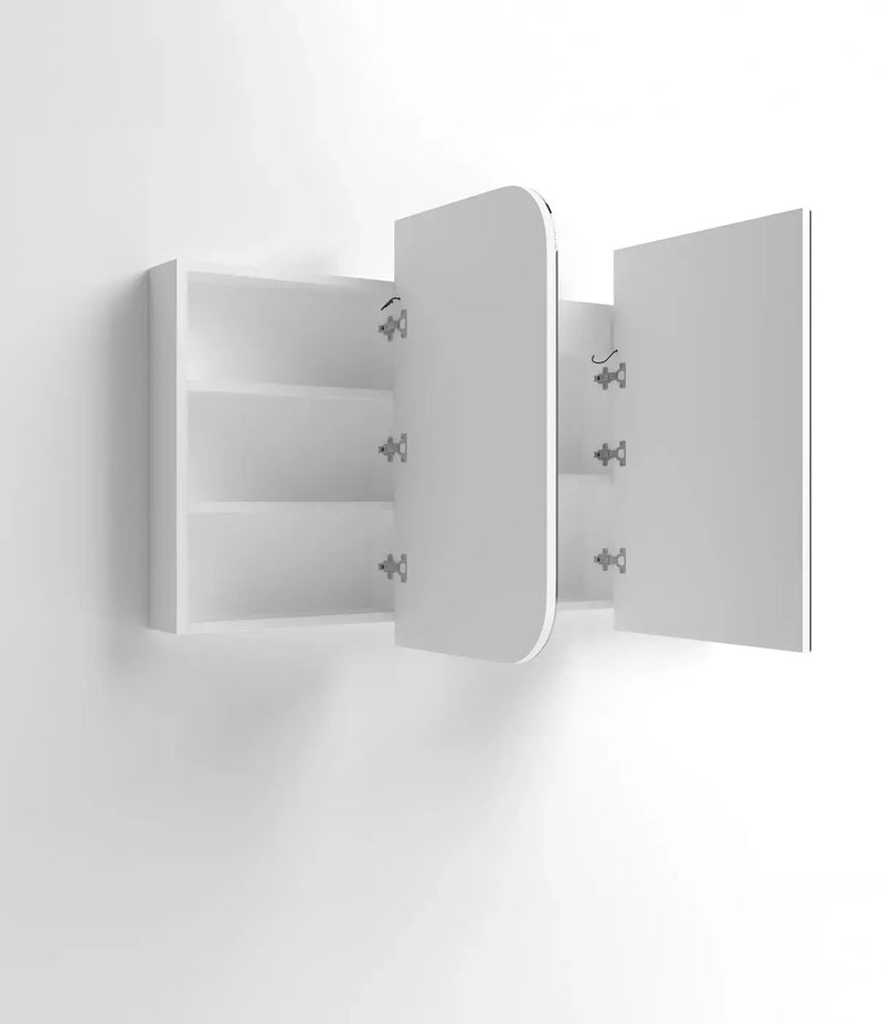 Newport  Premium Edition Led Shaving Cabinet Matte White 1500mm otti