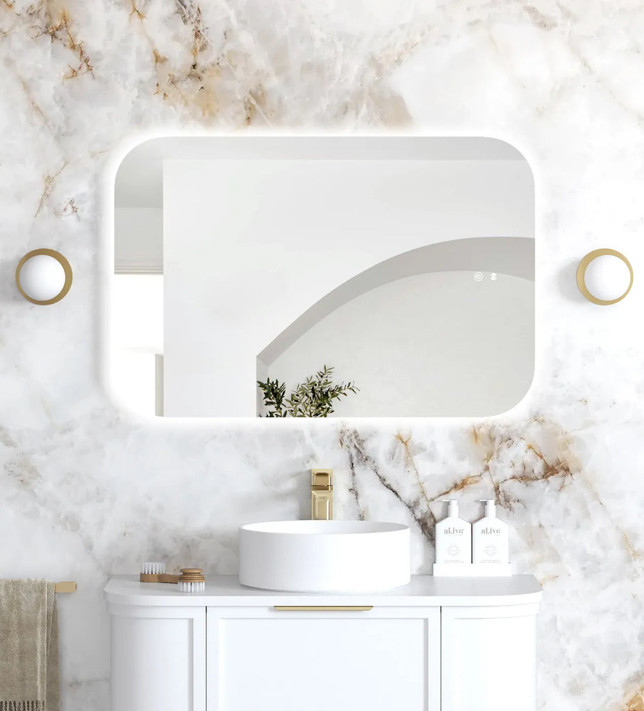 LED Newport Frameless Mirror 900(H)x600(W)