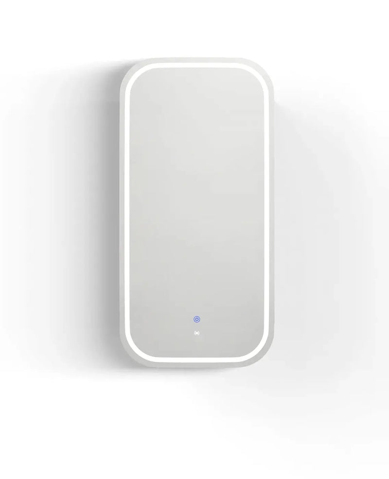 LED Newport Natural Oak Shaving Cabinet 900(H)x450(W) - FIL Kitchen Bathroom