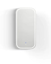 LED Newport Black Oak Shaving Cabinet  900(H)x450(W) - FIL Kitchen Bathroom