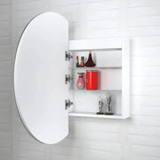 LED London White Shaving Cabinet 800mm - FIL Kitchen Bathroom