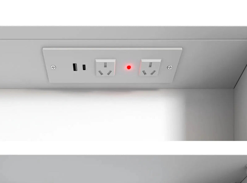 LED London White Shaving Cabinet 800mm - FIL Kitchen Bathroom