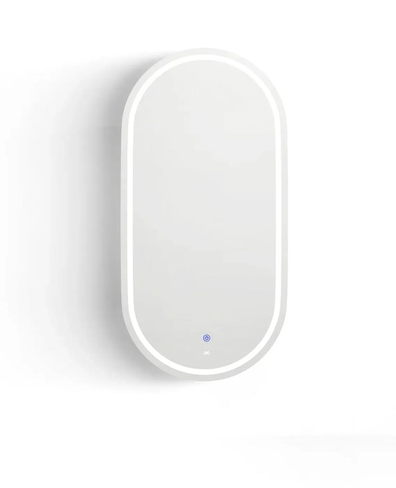 LED Noosa Black Oak Shaving Cabinet  900(H)x450(W)mm - FIL Kitchen Bathroom