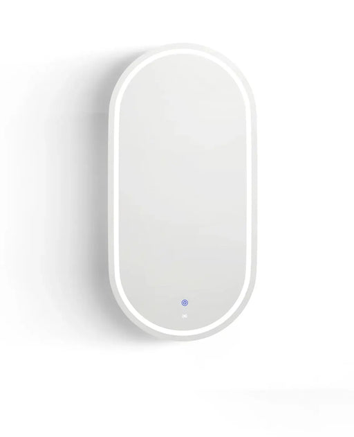 LED Noosa Black Oak Shaving Cabinet  900(H)x450(W)mm - FIL Kitchen Bathroom