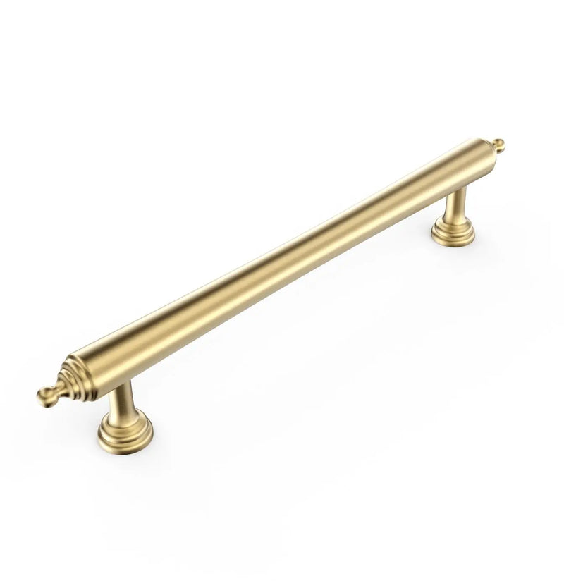 Otti Heirloom Solid Brass Cabinet Handle — 80/140/171/202/233mm, 5 Colours (HEHDL) — HEHDL128-BB