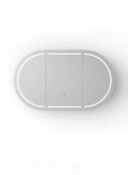 LED Bondi Shaving Cabinet Natural Oak/White/Black Oak 1500(W)x900(H)mm - FIL Kitchen Bathroom