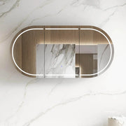 LED Bondi Shaving Cabinet Natural Oak/White/ Black Oak  1800(W)x900(H) - FIL Kitchen Bathroom