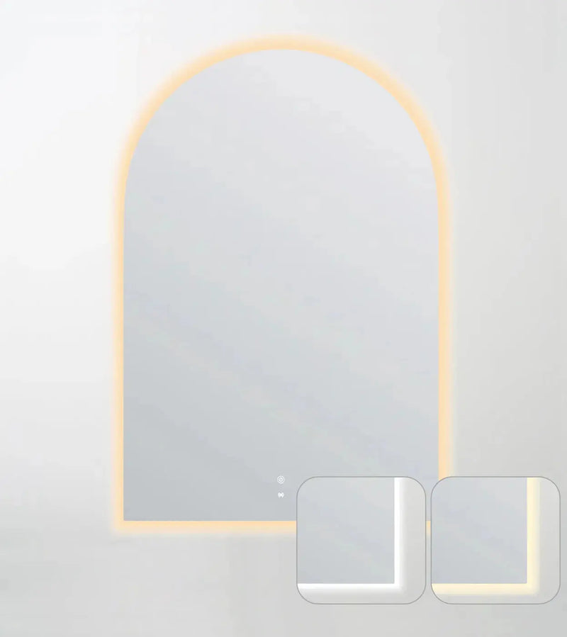 LED Archie Frameless Mirror 1200(H)x800(W) - FIL Kitchen Bathroom