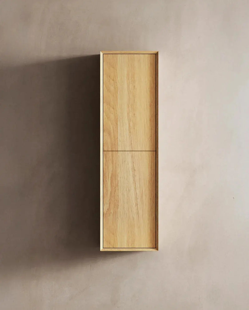 Bondi Tall Boy Woodland Oak 1200mm X 350mm - FIL Kitchen Bathroom