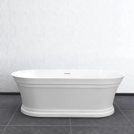 Hampton Freestanding Bathtub OF Gloss White 1500mm/1700mm - FIL Kitchen Bathroom