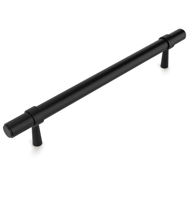 Otti Astor Solid Brass Cabinet Handle — 80/138/168/210/240/270/370mm, 4 Colours (ASHDL) — ASHDL160-BLK