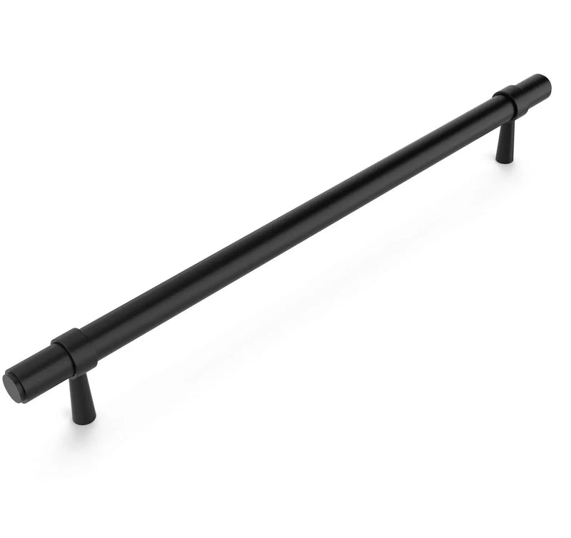 Otti Astor Solid Brass Cabinet Handle — 80/138/168/210/240/270/370mm, 4 Colours (ASHDL) — ASHDL224-BLK