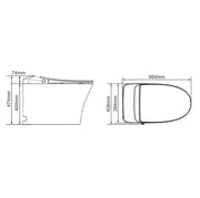 Attica Claya Spa Wellness Smart Toilet - FIL Kitchen Bathroom