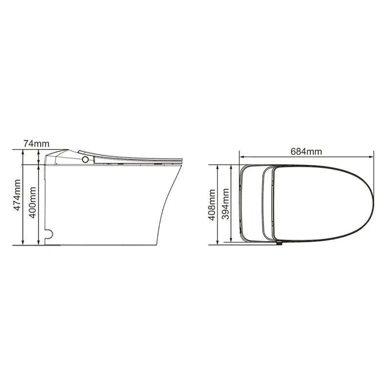 Attica Claya Spa Wellness Smart Toilet - FIL Kitchen Bathroom