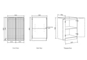 Havana Laundry 630 Sable Walnut Base Cabinet - FIL Kitchen Bathroom