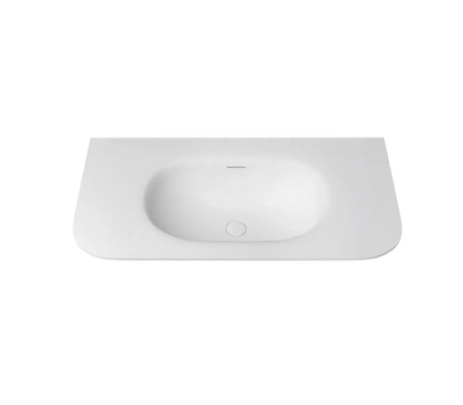 Chloe Silk Matte White Top with Basin Curve (750/900/1200/1500/1800mm) otti