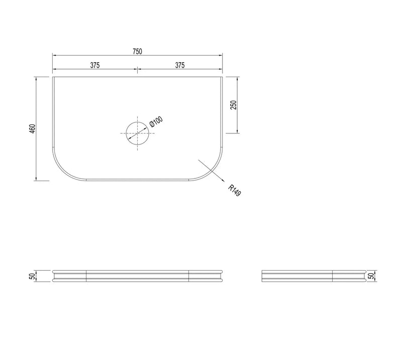 Bondi English Edge Sand Dune Top (600 mm/750mm/900mm/1200mm/1500mm/1800mm) - FIL Kitchen Bathroom