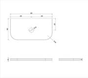 Bondi English Edge Sand Dune Top (600 mm/750mm/900mm/1200mm/1500mm/1800mm) - FIL Kitchen Bathroom