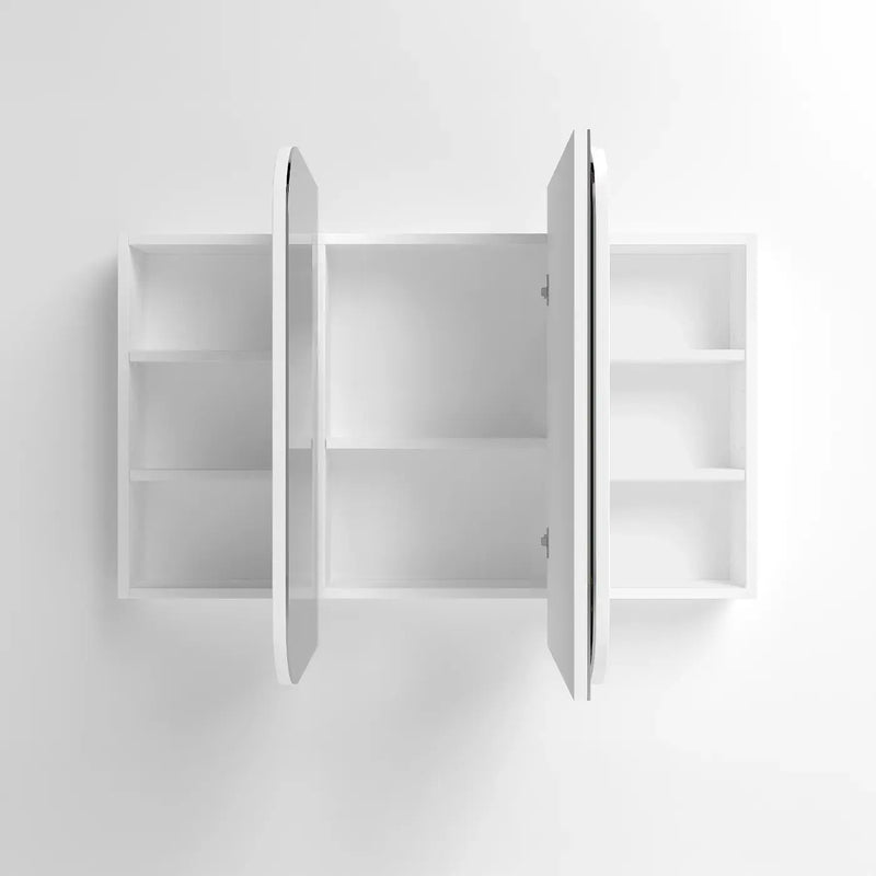 Newport 1200x750 White Shaving Cabinet - FIL Kitchen Bathroom